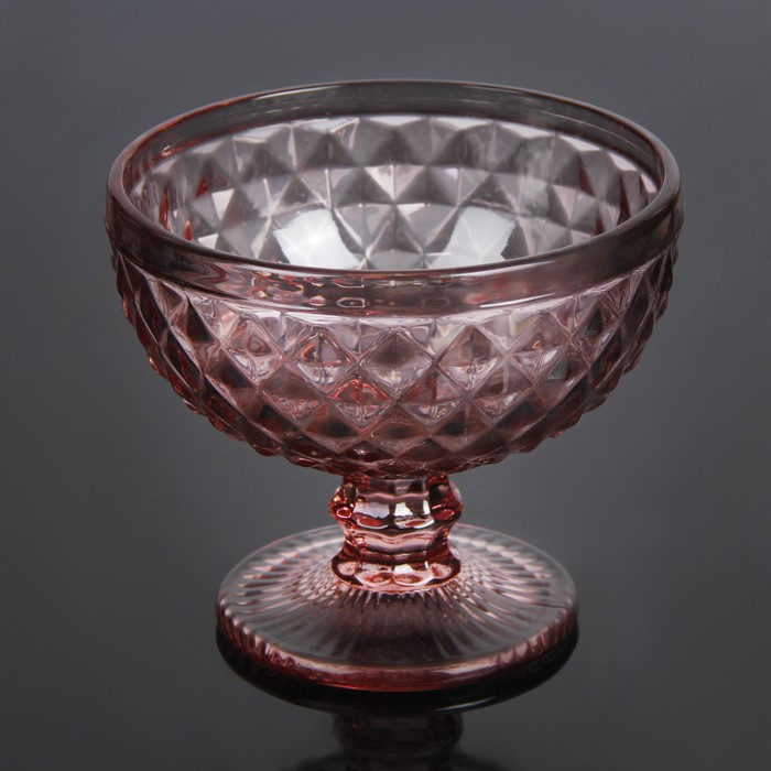 Креманка 250 мл "Элегия", цвет розовый