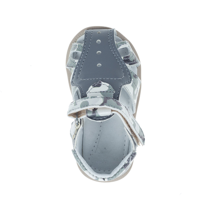 Туфли летние арт. 853-7 (серый) (р. 18) (11 см)