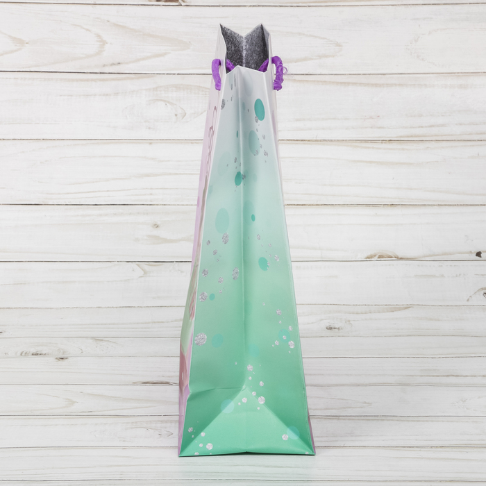 Пакет ламинированный вертикальный Happy Birthday, S 11 × 14 × 5,5 см