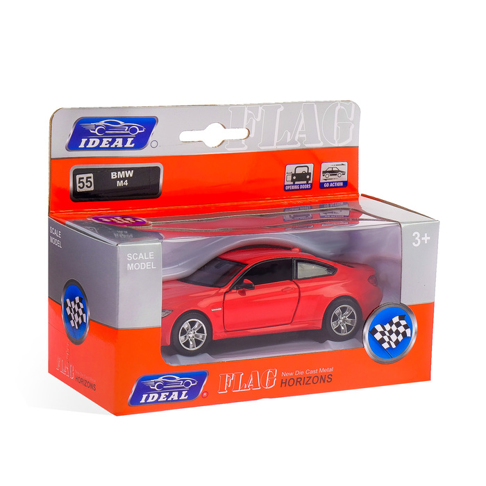 Машина металлическая инерционная BMW M4 Coupe