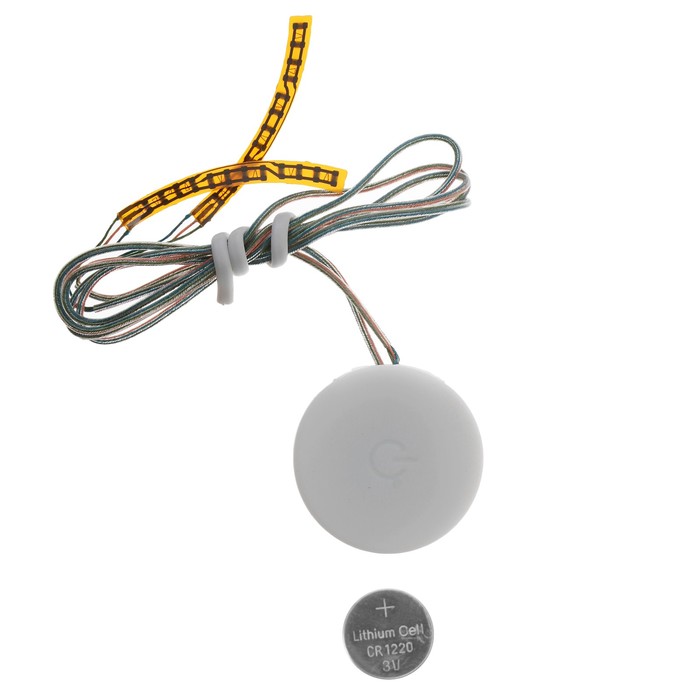 Карнавальные ресницы световые, цвет розовый