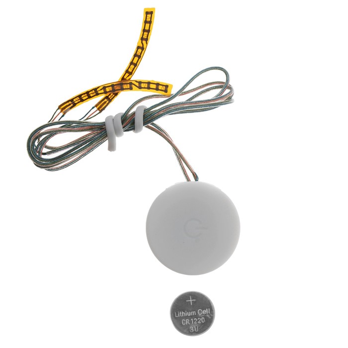 Карнавальные ресницы световые, цвет голубой