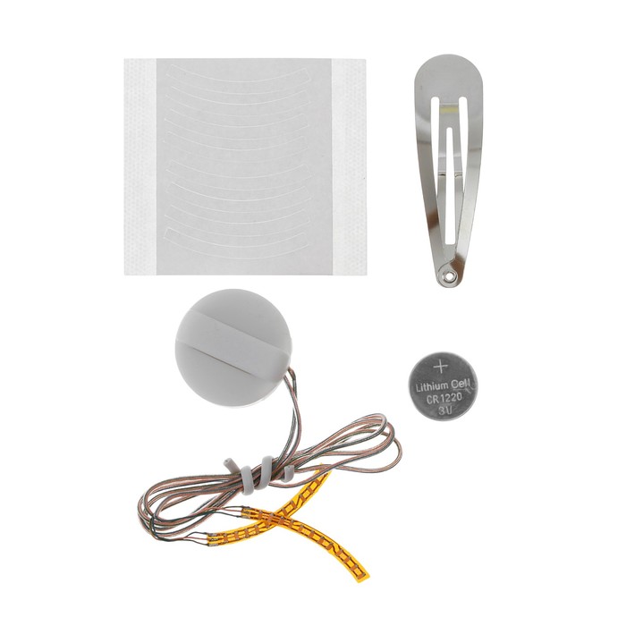 Карнавальные ресницы световые, цвет красный