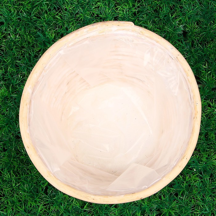 Кашпо «Блюдо», натуральное, 24х15 см