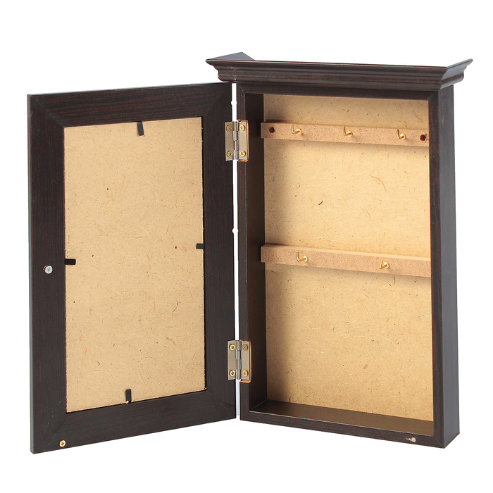 Ключница "Золотая роза" Венге 28х16,5х6 см