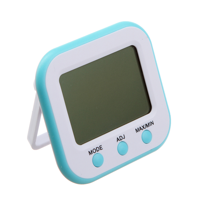 Термометр электронный с гигрометром и подсветкой, пластик