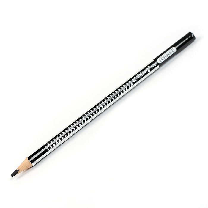 Карандаши 18цв в картонной коробке Yalong заточенные трехгранные МИКС