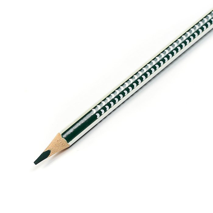 Карандаши 24цв в картонной коробке Yalong заточенные трехгранные МИКС