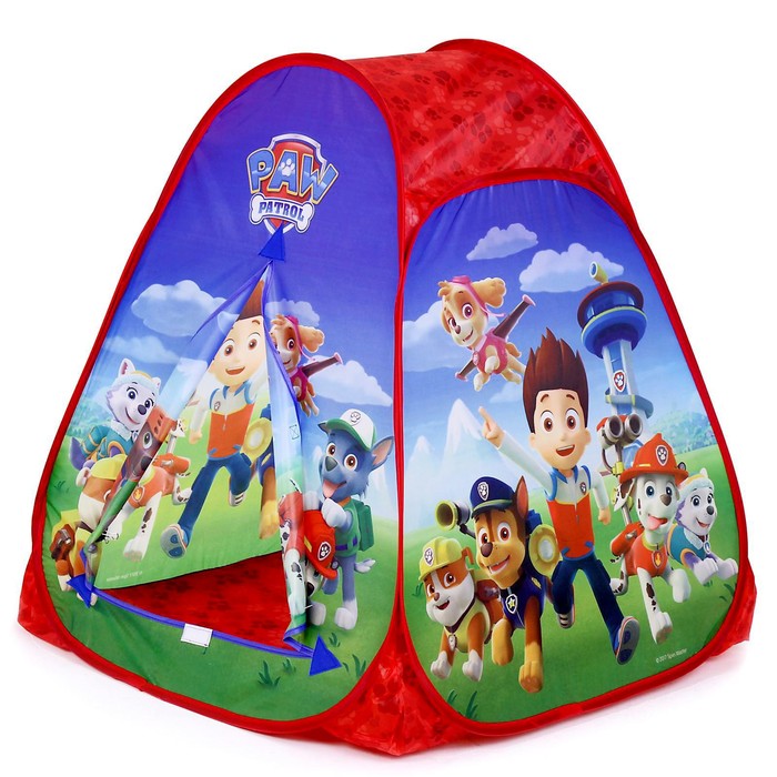 

Игровая палатка «Щенячий патруль», в сумке 81x91x81 см