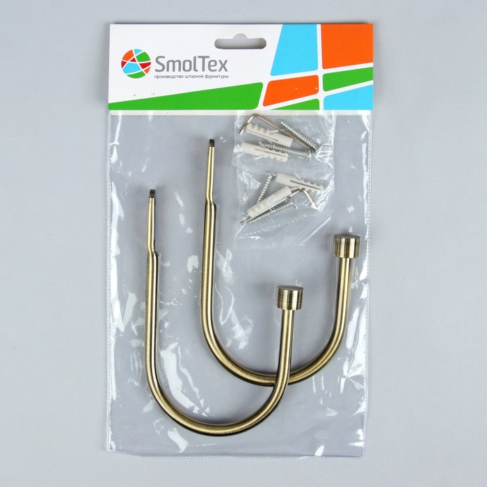 Держатель для штор "Сменный", цвет антик