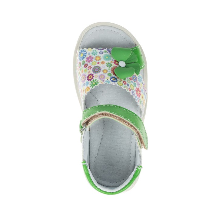 Туфли летние арт. 851-06 (зелёный) (р. 26) (16,5 см)