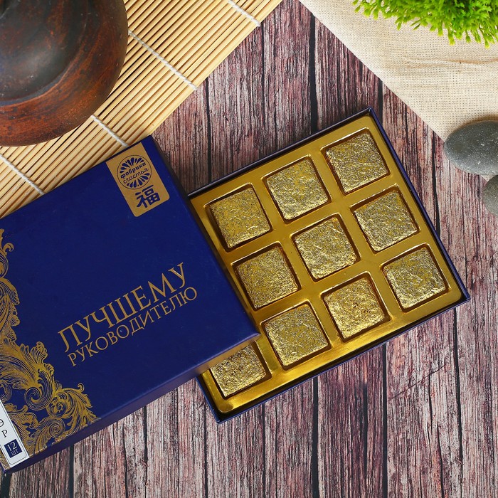 Чай Пуэр в брикетах "Лучшему руководителю", 12 шт. по 6 г
