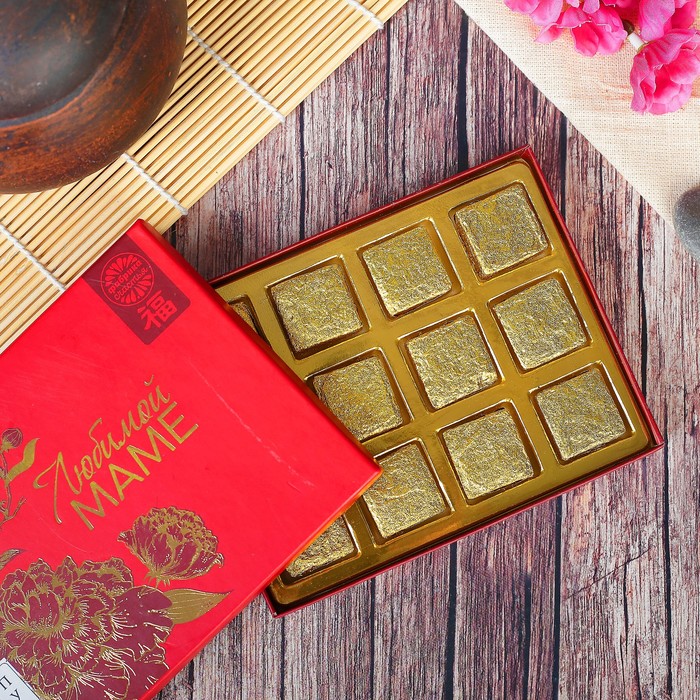 Чай Пуэр в брикетах "Любимой маме", 12 шт. по 6 г