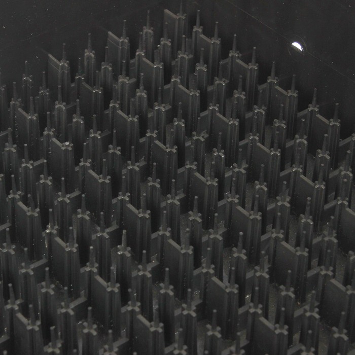 Ящик для тюльпанов, 60 х 40 х 18.5 см, чёрный