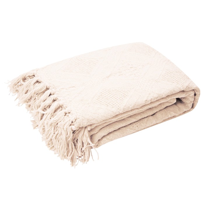 Покрывало «Кокос», размер 180 × 220 см, цвет натуральный