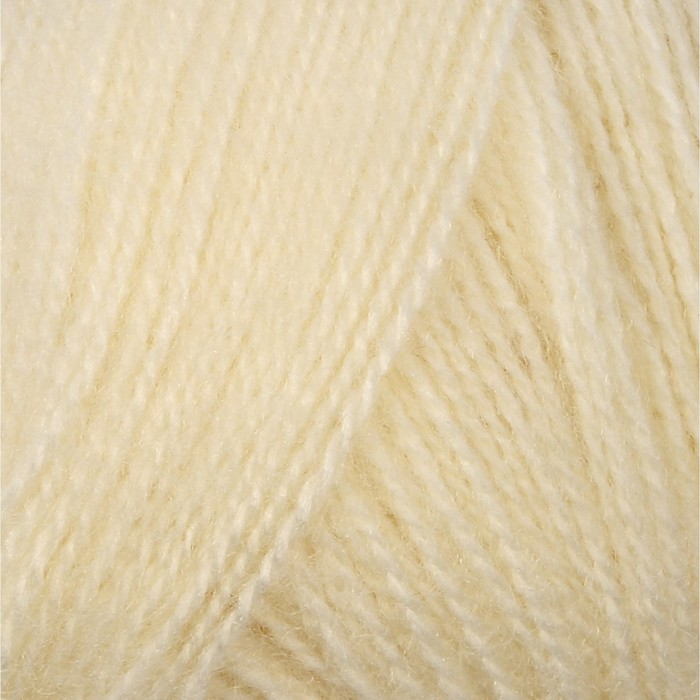 Пряжа "Angora real 40" 60% акрил, 40% шерсть 480м/100гр (01 кремовый)