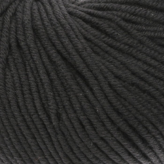 Пряжа "Merino Royal" 100% шерсть 100м/50гр (60 чёрный)