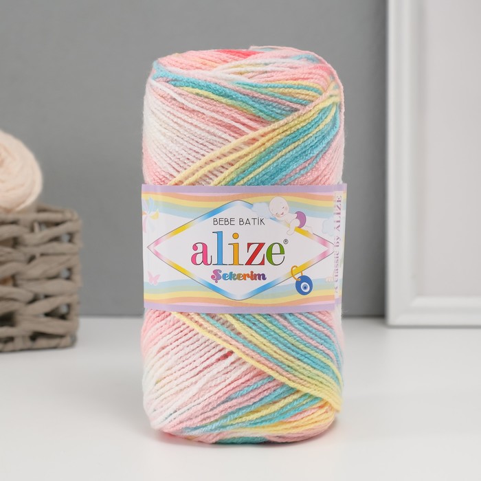 Пряжа "Sekerim bebe batik" 100% акрил 320м/100гр (3045)