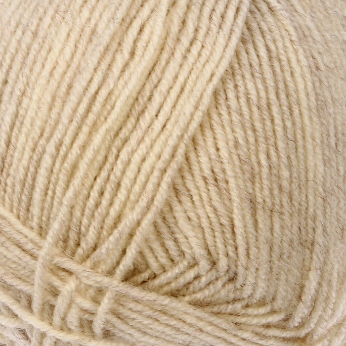 Пряжа "Superlana Klasik" 25% шерсть, 75% акрил 280м/100гр (213 кремовый меланж)