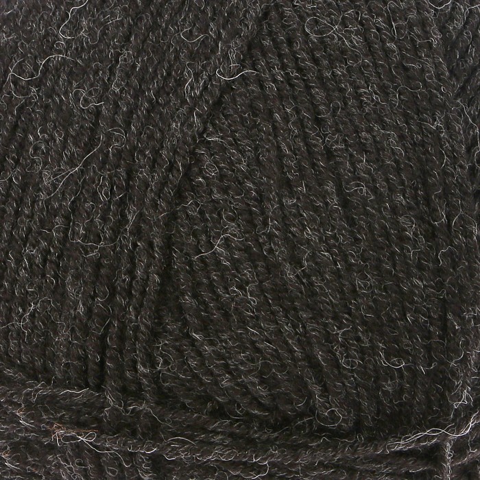 Пряжа "Superlana Klasik" 25% шерсть, 75% акрил 280м/100гр (151 антрацит меланж)