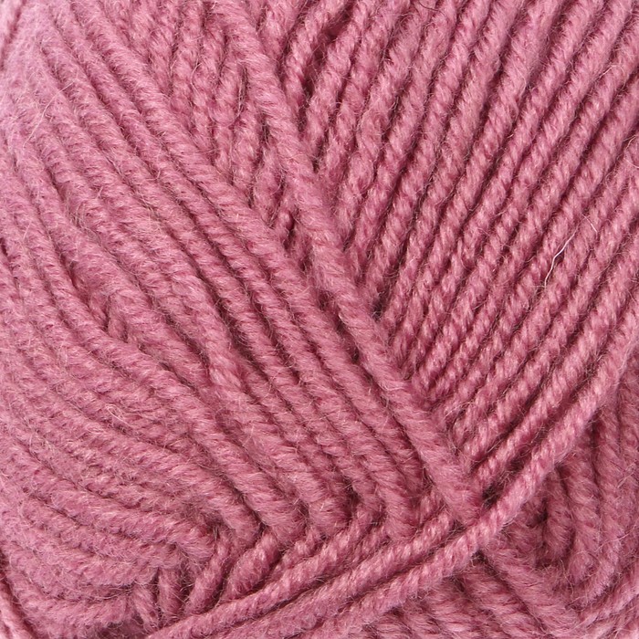 Пряжа "Superlana midi" 25% шерсть, 75% акрил 170м/100гр (28 яр. сухая роза)