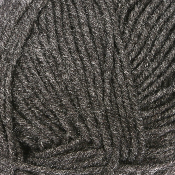 Пряжа "Superlana midi" 25% шерсть, 75% акрил 170м/100гр (196 т. серый меланж)