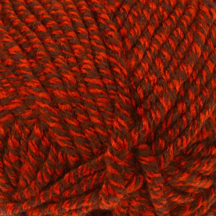 Пряжа "Superlana Maxi" 75% акрил, 25% шерсть 100м/100гр (905 корич. меланж)