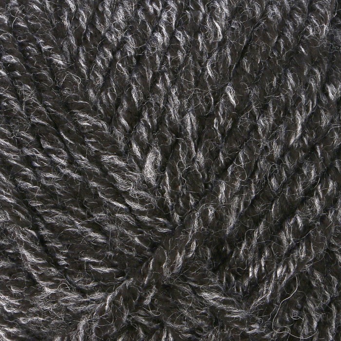 Пряжа "Superlana Maxi" 75% акрил, 25% шерсть 100м/100гр (800 меланж. антрацит)