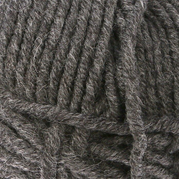 Пряжа "Superlana Maxi" 75% акрил, 25% шерсть 100м/100гр (196 т. серый меланж)