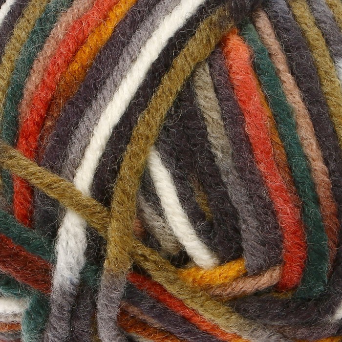 Пряжа "Superlana Maxi multi color" 75% акрил, 25% шерсть 100м/100гр (52148)