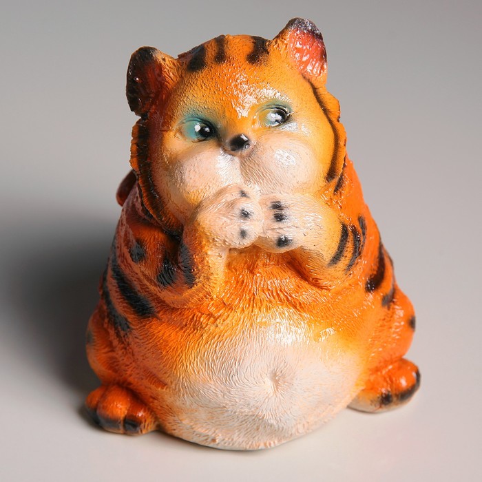 Копилка "Котенок" рыжий 14см