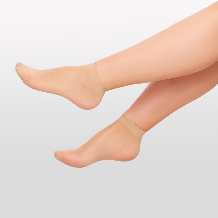 Набор женских капроновых носков (10 пар) Collorista, цвет бежевый