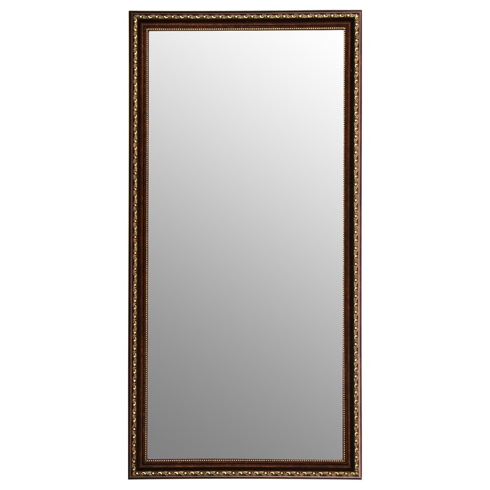 Зеркало в медной раме, 40х80 см