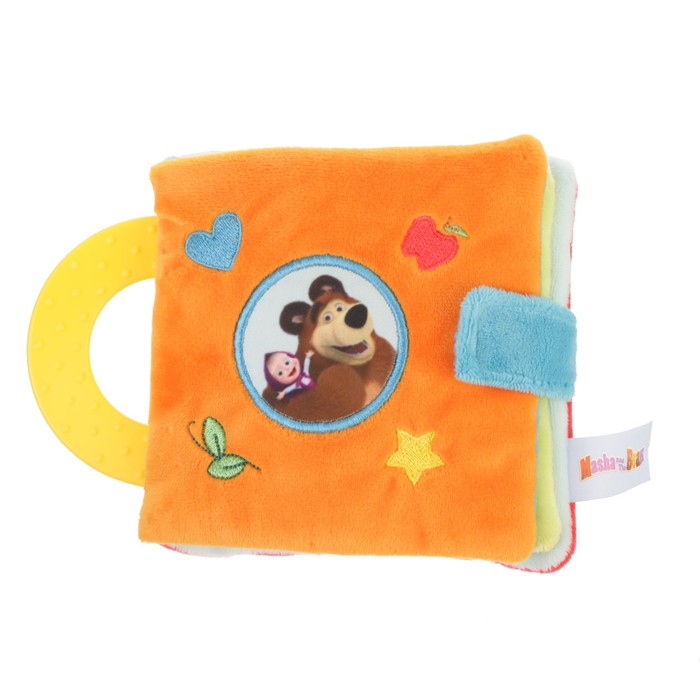 Игрушка развивающая «Маша и Медведь. Плюшевая книжечка»