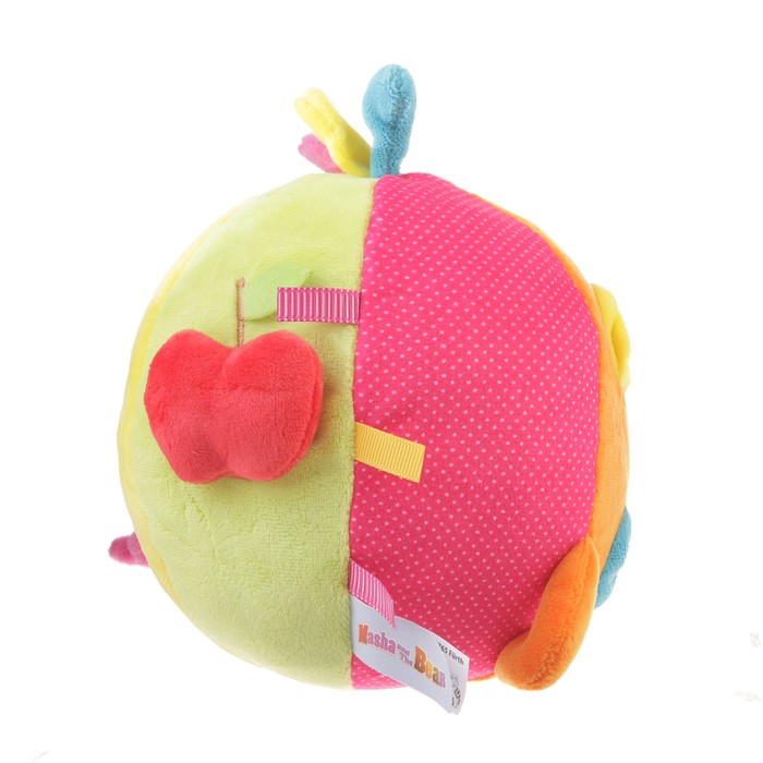 Плюшевый шар-погремушка «Маша и Медведь», МИКС