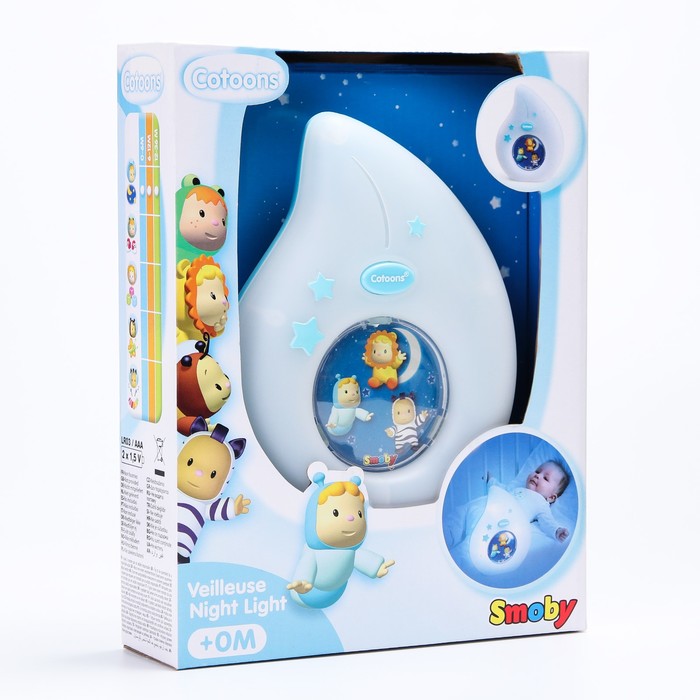 Ночничок детский Cotoons, цвета МИКС