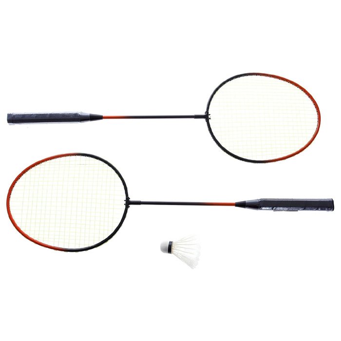 Бадминтон 2 ракетки аллюминий + волан в пакете