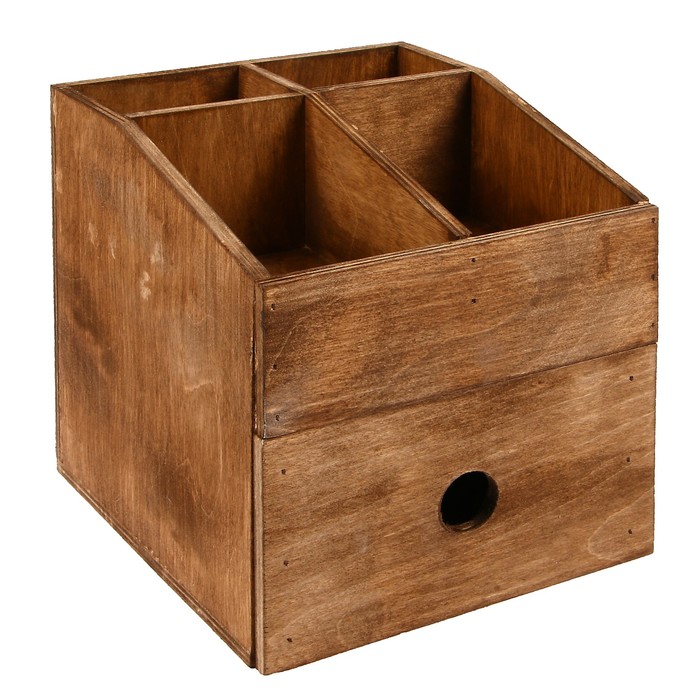 Мини-комодик светло-коричневый, 17х18.5х18.5см