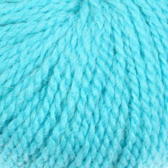 Пряжа "Лея" 34% шерсть, 48% акрил, 18% ангора 105м/50г (0522 бирюза)