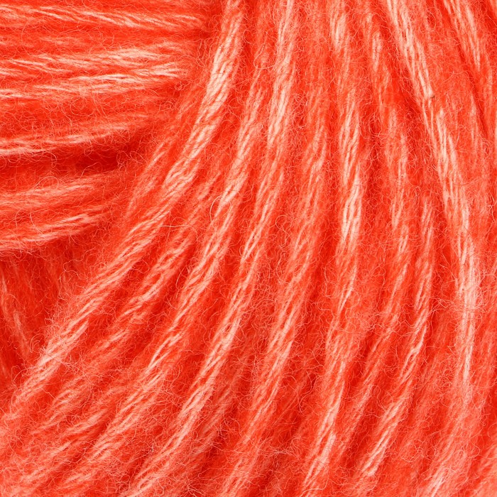 Пряжа "Фиджи" 20% меринос. шерсть, 60% хлопок, 20% акрил 95м/50гр (8355 меланж св. оранж.)