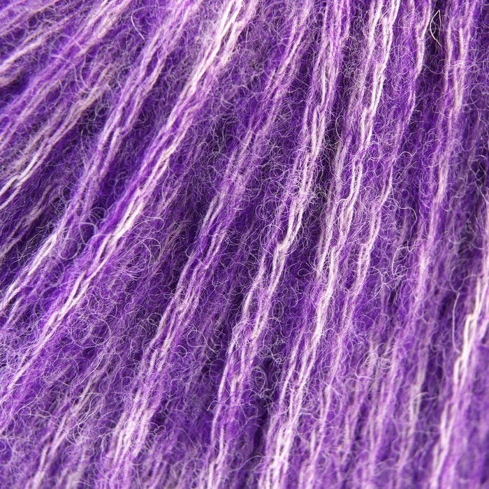 Пряжа "Фиджи" 20% меринос. шерсть, 60% хлопок, 20% акрил 95м/50гр (8353 меланж фиолет.)