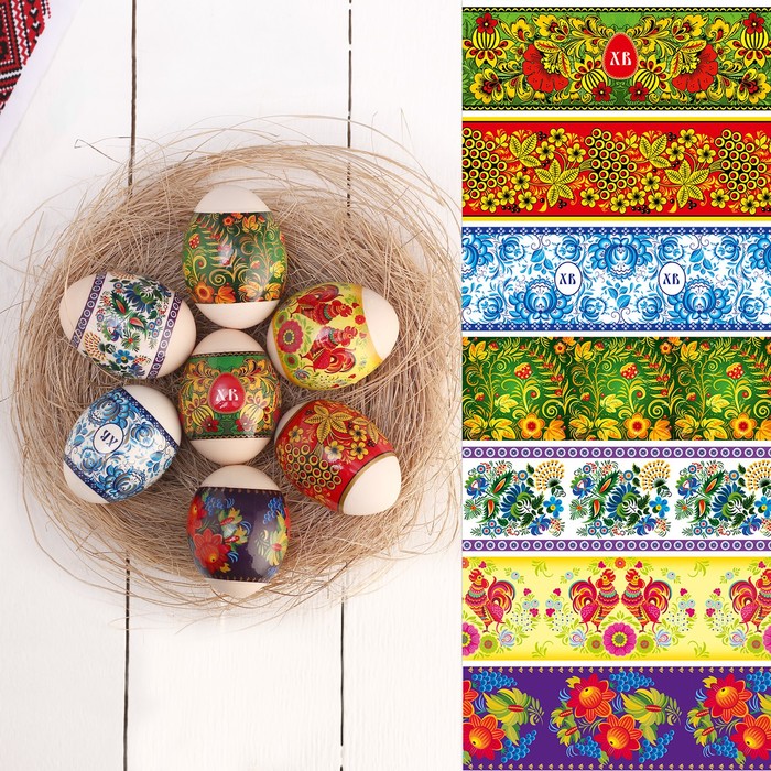 Пасхальная термоусадочная плёнка "Открытка" на 7 яиц