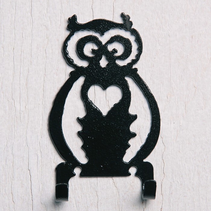 Ключница "Сова с сердечком" 85х120мм.