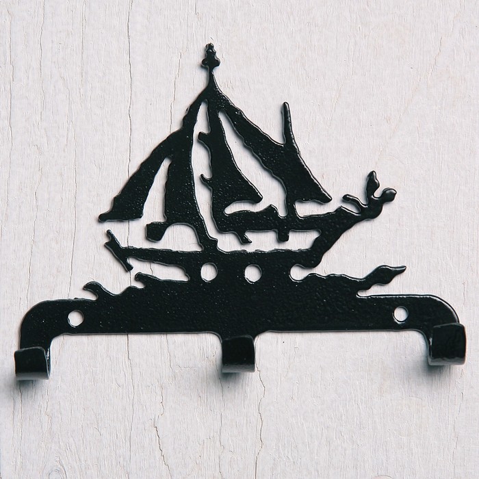 Ключница "Парусник" 130х125мм.