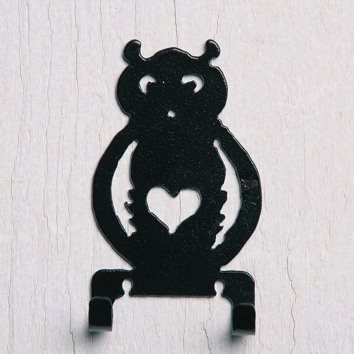 Ключница "Сова с сердечком 2 " 85х120мм.