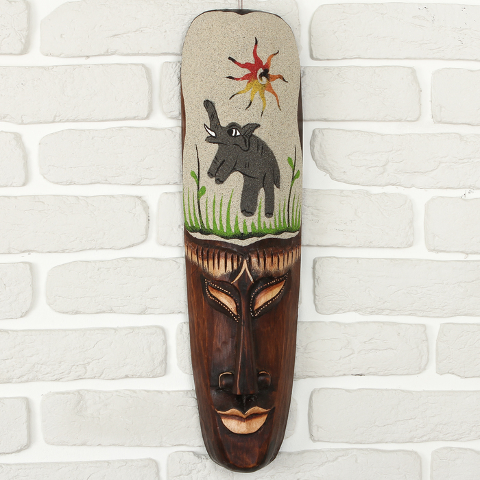 Маска 50 см дерево МИКС