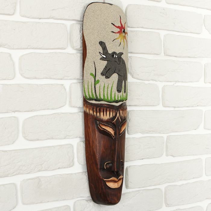 Маска 50 см дерево МИКС