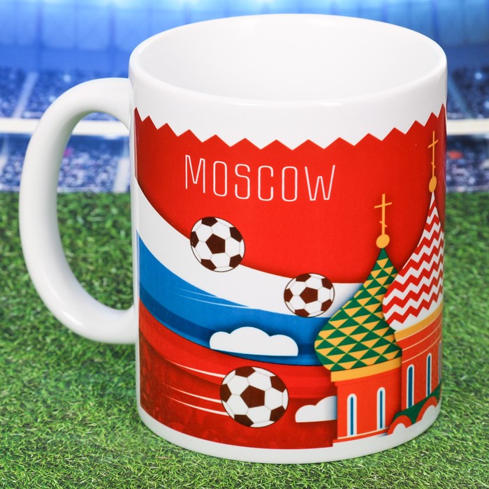 Кружка сублимация «Москва, Храм Василия Блаженного», 300 мл