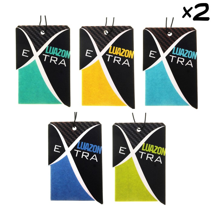 Ароматизатор бумажный в авто "Extra", МИКС 10 шт