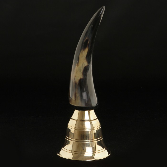 Сувенир колокольчик "Рог буйвола" 5х5х20 см
